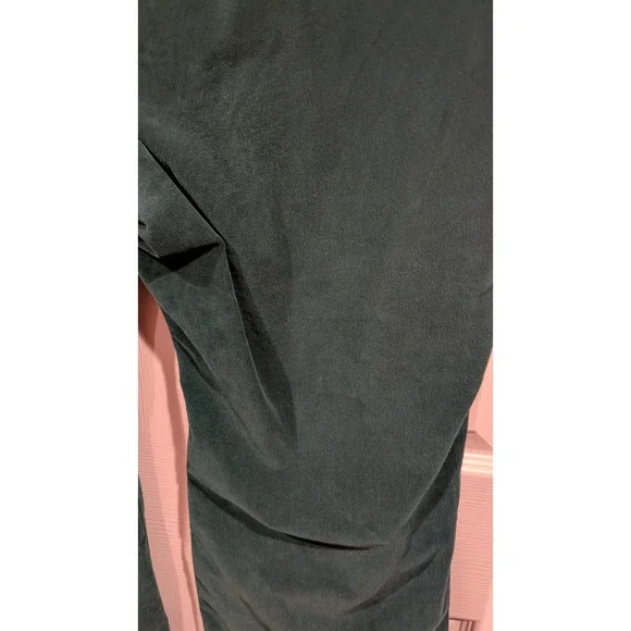 Torrid Corduroy Button Fly Flare Pants Forest Green Size 24W - Picture 6 of 10